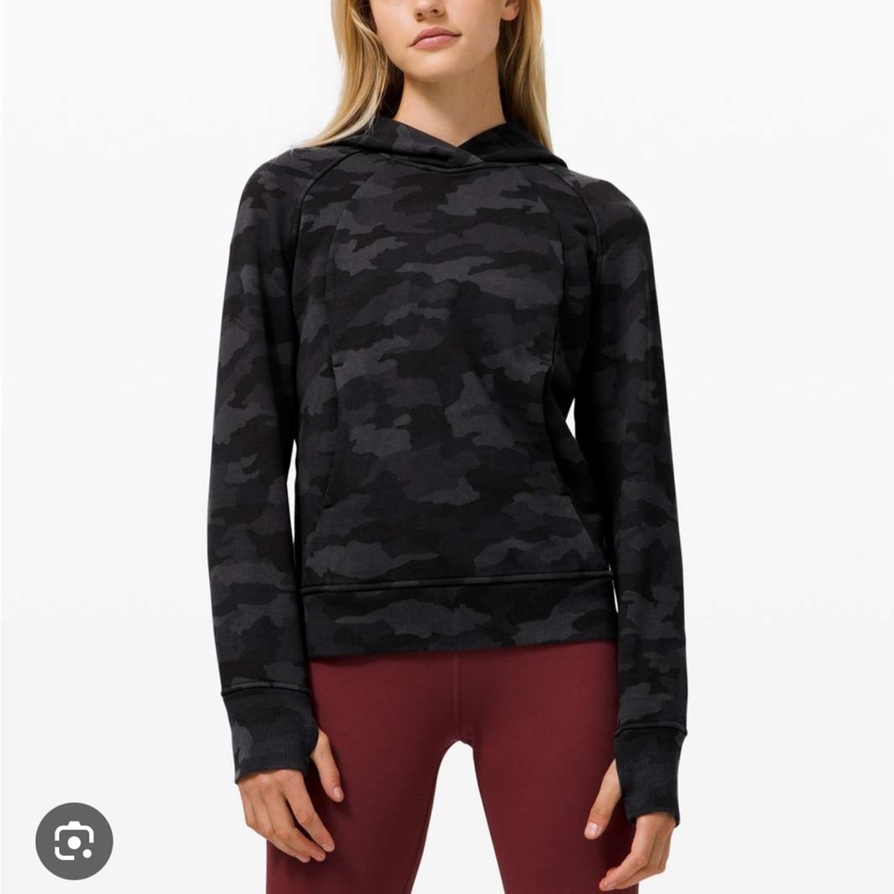 Lululemon Scuba Pullover Hoodie - Heritage Camo Deep Multi, size 6